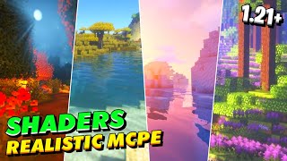 MANTAPZ  TOP 3 SHADERS MCPE 121 amp 120 REALISTIC TERBAIK  NewB Shaders rtx shaders minecraft [upl. by Neelyar]