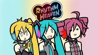 Rhythm Heaven Custom Remix  Triple Baka Miku Hatsune Teto Kasane LamazeP [upl. by Ynoble]