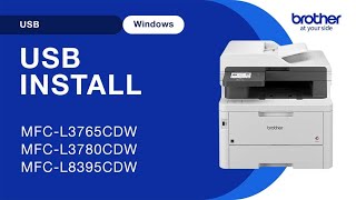 Install MFCL3780CDW with USB  Windows [upl. by Faso]