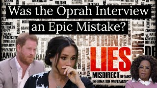 Why Prince Harry and Meghan Markles Interview with Oprah Winfrey was an Epic Mistake [upl. by Dimond]