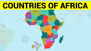 AFRICAN COUNTRIES  Learn Africa Map and the Countries of Africa Continent [upl. by Reina]