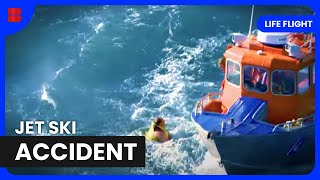 Jet Skier Lost at Sea  Life Flight  Medical Documentary [upl. by Mehetabel]