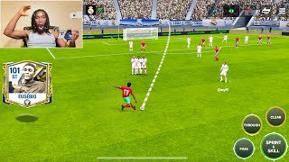 101 Rated Eusebio Long Distance FreeKick is BROKEN  FC MOBILE [upl. by Aydan953]