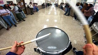 IHS Drumline State Sendoff Snare Cam  4252023 [upl. by Tiersten297]