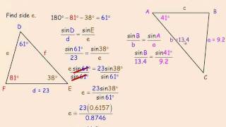 Sine and Cosine Laws When do You Use Each One [upl. by Diego]