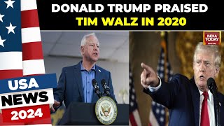 Trump Praised Governor Tim Walz in 2020 For Response To Floyd Murder Unrest Audio Shows [upl. by Beaumont473]