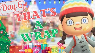 Day 6 WINTER CHRISTMAS ACNH ISLAND  ACNH GIFT WRAPPING AREA BUILD  ANIMAL CROSSING NEW HORIZONS [upl. by Llertnac]