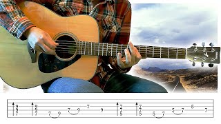 On The Road Blues Rock Guitar Riff For Beginner  SHORT Guitar Lesson w Tabs [upl. by Maisey]