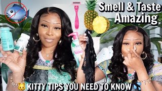 GIRL TALK HOW TO KEEP YOUR KITTY FRESH ALL DAY  FEMININE HYGIENE TIPS  HOW TO SMELL GOOD ALL DAY [upl. by Carley]