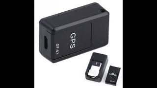 GF07 GSM GPRS Mini Magnetic Car GPS Antilost Real Time Recording Tracking Device [upl. by Perice]