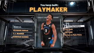 NBA 2K21 RJ BARRETT BUILD IS AN OFFENSE INITIATOR  SHOOT CONTACT DUNK amp SPEEDBOOST  BEAST SF BUILD [upl. by Gatian]