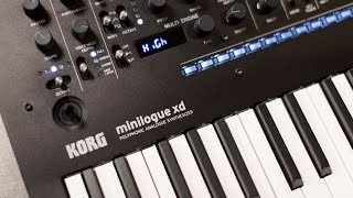 Korg Minilogue XD Polyphonic Analogue Synthesizer  Demo and Overview [upl. by Adabelle604]