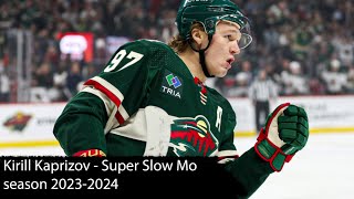 Кирилл Капризов  Лучшие моменты 20232024 Super Slow Mo [upl. by Anirba]