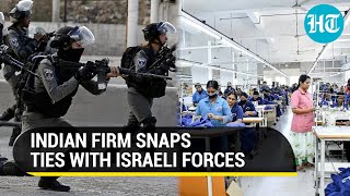 Indian Firm Snaps Ties With Israel Over Gaza Bombardment No Uniforms For Police Till [upl. by Anees]