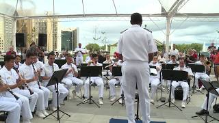 Apresentação da Banda de Fuzileiros do GptFNB [upl. by Ahsirahc]