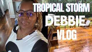 VLOG Tropical Storm Debbie Spend The Week With Me [upl. by Ahtram]