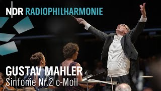 Gustav Mahler Sinfonie Nr 2 cMoll mit Andrew Manze  NDR Radiophilharmonie [upl. by Rennie]