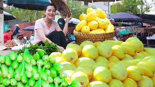 60 Busy Days Harvesting Corn Lotus Seeds amp Melons Fruit Goes market sell  Build amp Animal care Farm [upl. by Alfy]