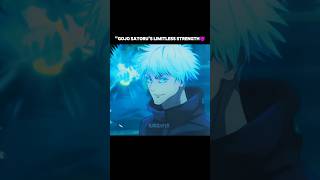 quotGojo Satoru’S Limitless Strength 😈 gojo sukuna jujutsukaisen anime gamingwithkrishna fyp amv [upl. by Fayette]