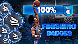 HOW TO MAX OUT FINSHING BADGES IN 24 HRS FASTEST FINISHING BADGE METHOD IN NBA 2K22 CURRENTNEXT [upl. by Leonardo]