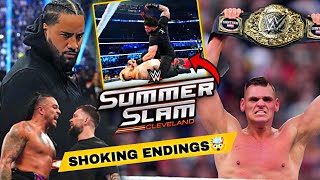 wwe summerslam 2024  SHOKING ENDINGS 🤯Finn balor betrayal Damian priest amp Rhea RiphlyRoman Reigns [upl. by Abercromby868]