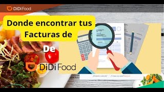 Como consultar tus facturas de DiDi Tienda [upl. by Runck]