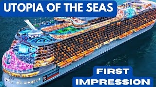 Utopia of the Seas 9124 Our First Impression What We Really Think [upl. by Berget]