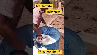 Anti Termite Treatment  Construction site ziyaulhaque [upl. by Pfeffer]