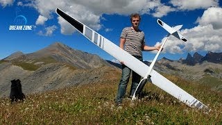 Flying into the wild Emparis with an Alpina 4001 Pro Tangent  RC electric glider [upl. by Thompson]