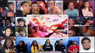 Shanks vs Kid  One Piece Episode 1112 Reaction Mashup [upl. by Yereffej517]