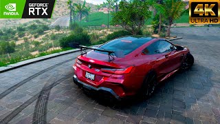 BMW M8 Coupe  Forza Horizon 5 Steering Wheel  Shifter Gameplay [upl. by Kamilah364]