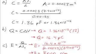 An airfilled parallelplate capacitor has plates of area [upl. by Eillam]