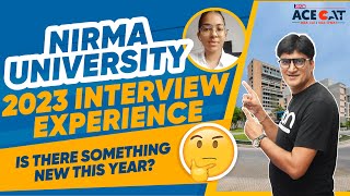 Nirma University Interview Experience 2023  Has It Changed 😱 [upl. by Beau286]