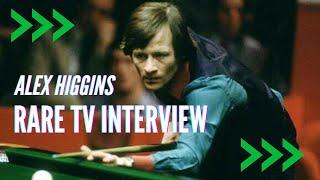 Alex Hurricane Higgins on Wogan 1987  Rare interview with Snooker Champion [upl. by Carline381]