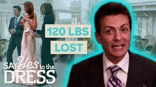 SelfConscious Bride Looks For A Dress After Losing 120 Lbs  Say Yes To The Dress [upl. by Eiro]