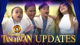 Tawag ng Tanghalan Update Janine Berdin with TNT Boys [upl. by Weinert]