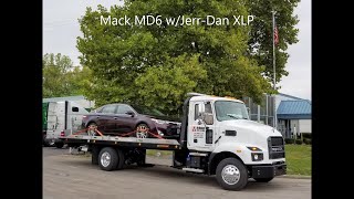 Mack MD6 w6 Ton JerrDan 22 x 102quot XLP Carrier Paul Blackston 740 2159012 [upl. by Aynotak]