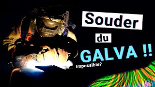 ✅Comment SOUDER de lAcier GALVANISÉ   Soudure Galva [upl. by Loella]