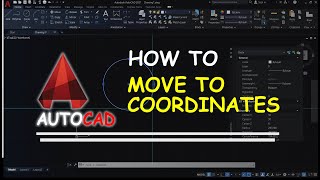 AutoCAD How To Move To Coordinates [upl. by Son]