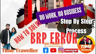 BRP ISSUE NO WORK AND NO ENGAGING IN BUSINESS VISA CORRECTION UK Step by Step Process  MALAYALAM [upl. by Sender913]