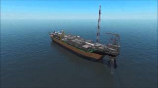 MODEC FPSO PSVM  Animation [upl. by Ycnaf]