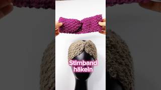 “Neues Stirnband für Häkelanfänger crochet häkeln [upl. by Jacie]