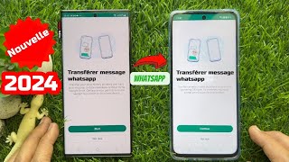 Comment Transférer Un Message Whatsapp 2024 [upl. by Ellenet]