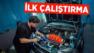 97 Civic MOTORUNU TEK BAŞIMA TOPLADIM İLK MARŞ [upl. by Drewett]