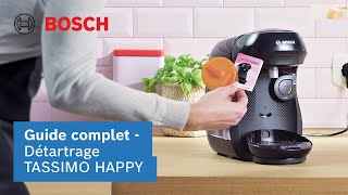 Détartrage TASSIMO HAPPY  Guide complet  Bosch Electroménager France [upl. by Waine55]