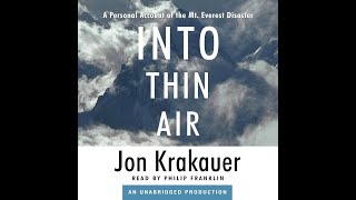 Into Thin Air Book Review  Jon Krakauer [upl. by Haff754]