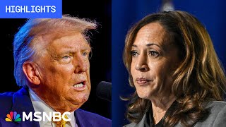 Countdown to the 2024 election Day 37  MSNBC Highlights [upl. by Aelyak]