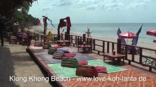 Koh Lanta 2014  Klong Khong Beach wwwKohLantainfo [upl. by Rimat571]