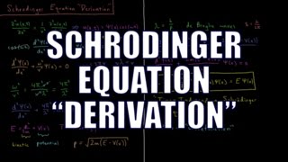 Quantum Chemistry 31  Schrodinger Equation quotDerivationquot [upl. by Aliekat96]