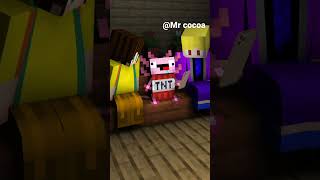 Axolotl dance meme minecraft axolotl tiktok meme shorts [upl. by Raffaj359]